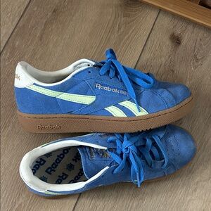 Reebok Club C Revenge Blue Suede Gum Sole Sneakers Women’s